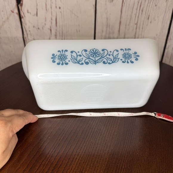 GLASSBAKE Casserole Glass Pan Loaf Pan Loaf Bread or Meat Loaf  Vintage GUC - Picture 2 of 16